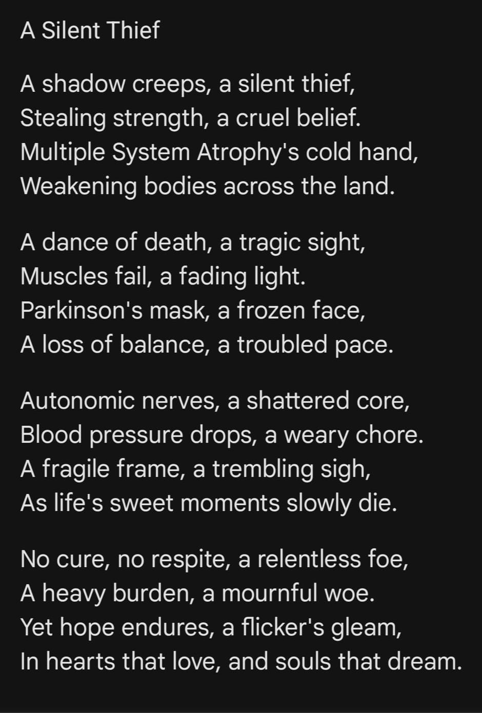 Parkinson's Awareness