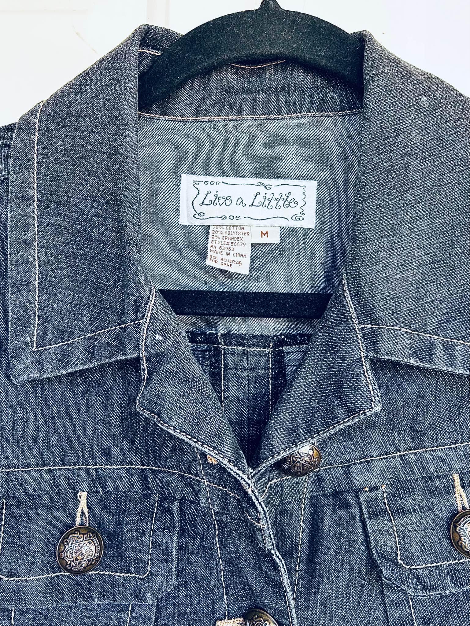 Cool Fear of God Jeans denim jacket. Full zip closure. Has awesome 