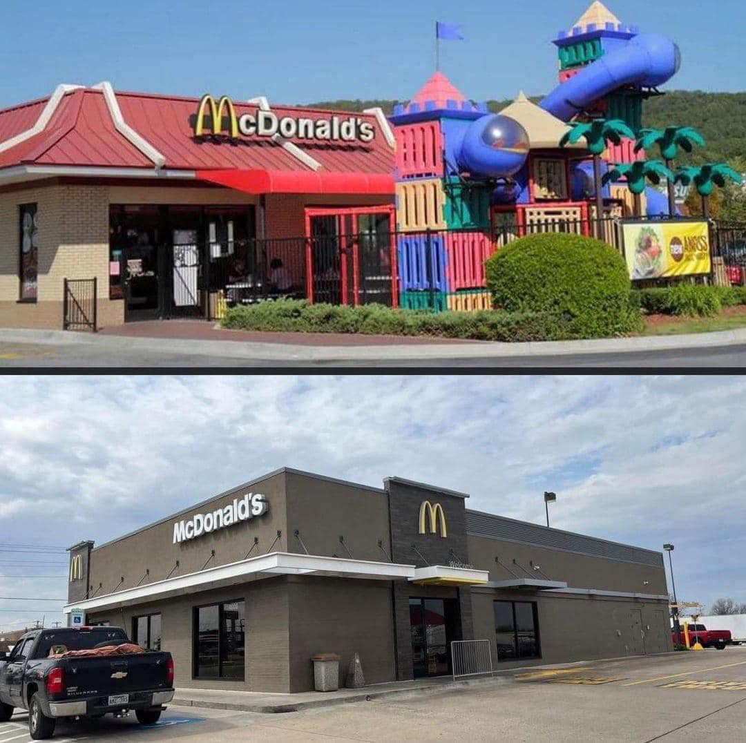 This McDonald's in Hicksville, New York hasn't been updated since