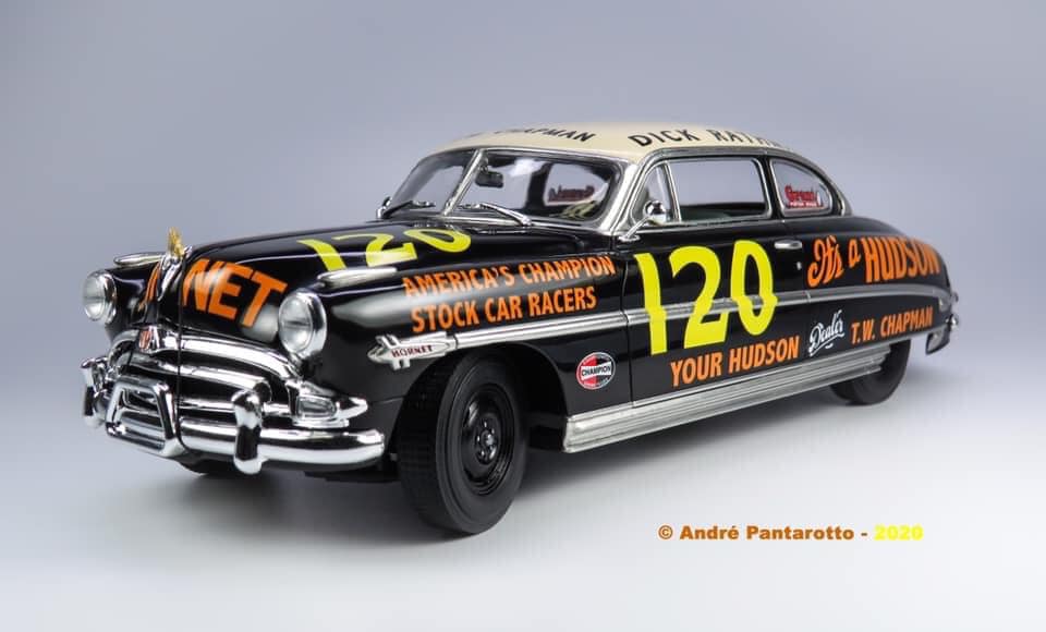 1/25 Moebius Model #120 Dick Rathman's Hudson Hornet by André