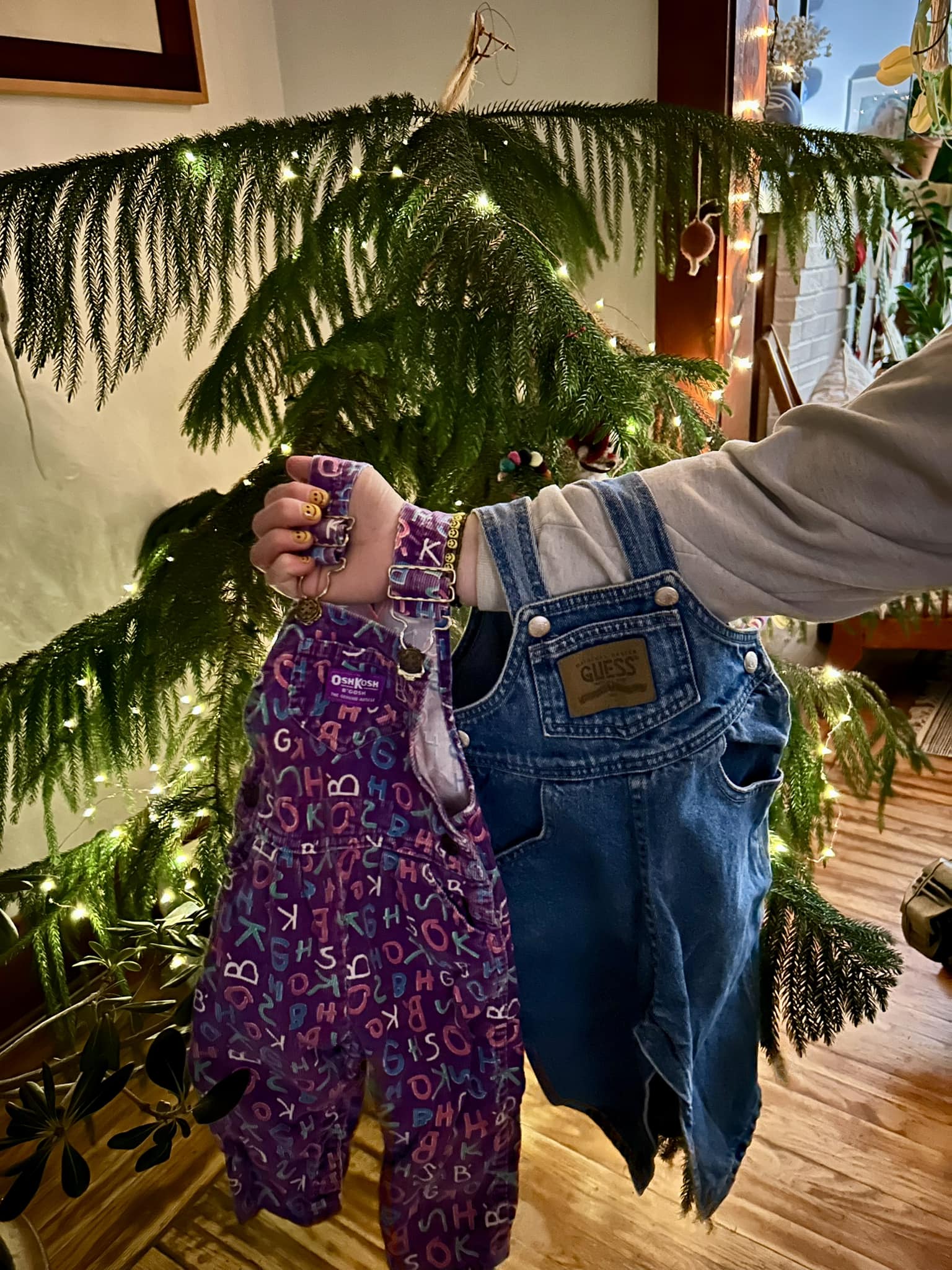 kids vintage oshkosh purple overall | ヤマダウェブコム