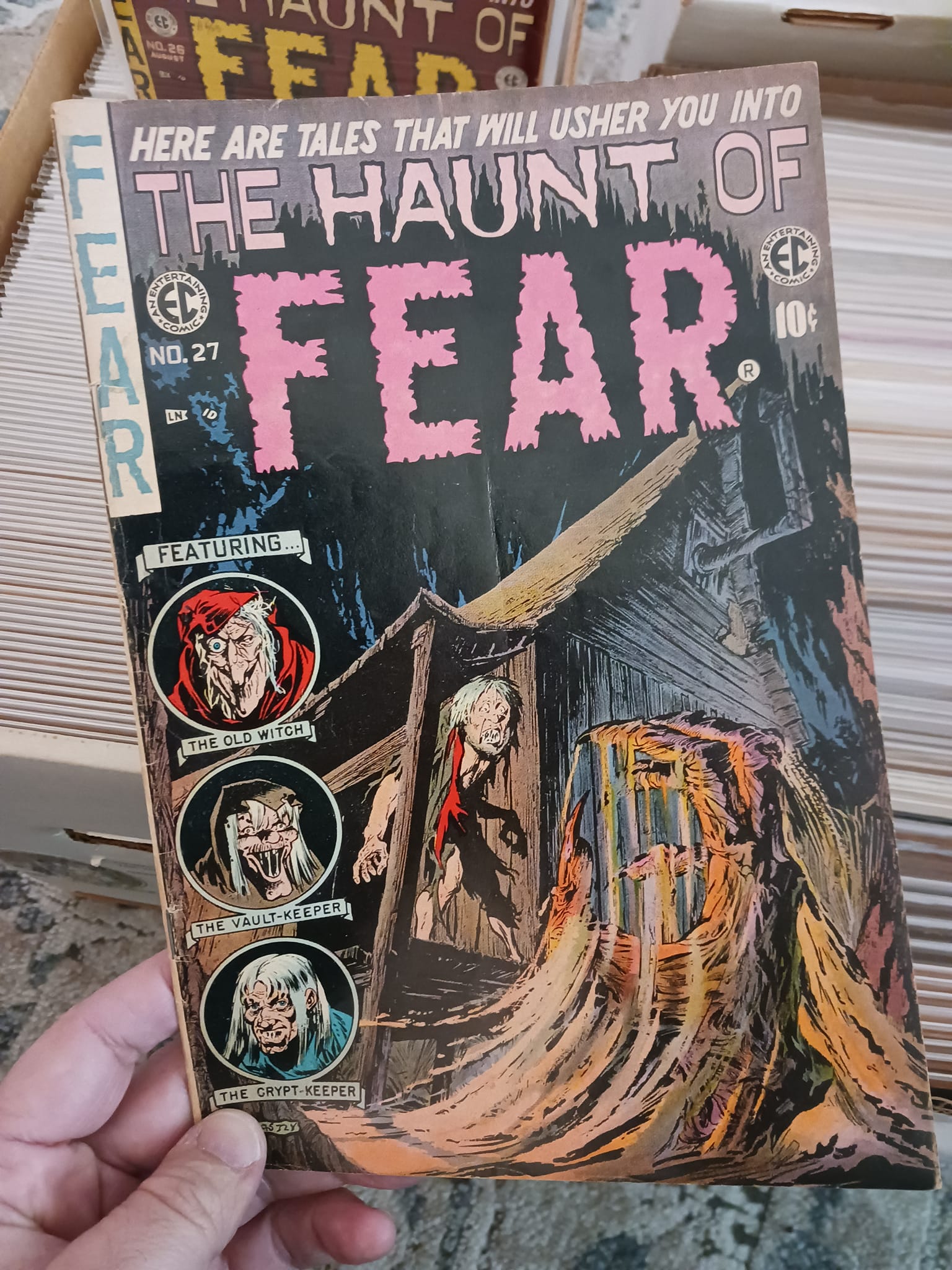 Otto Binder's EC Comics issue #18, Haunt of Fear