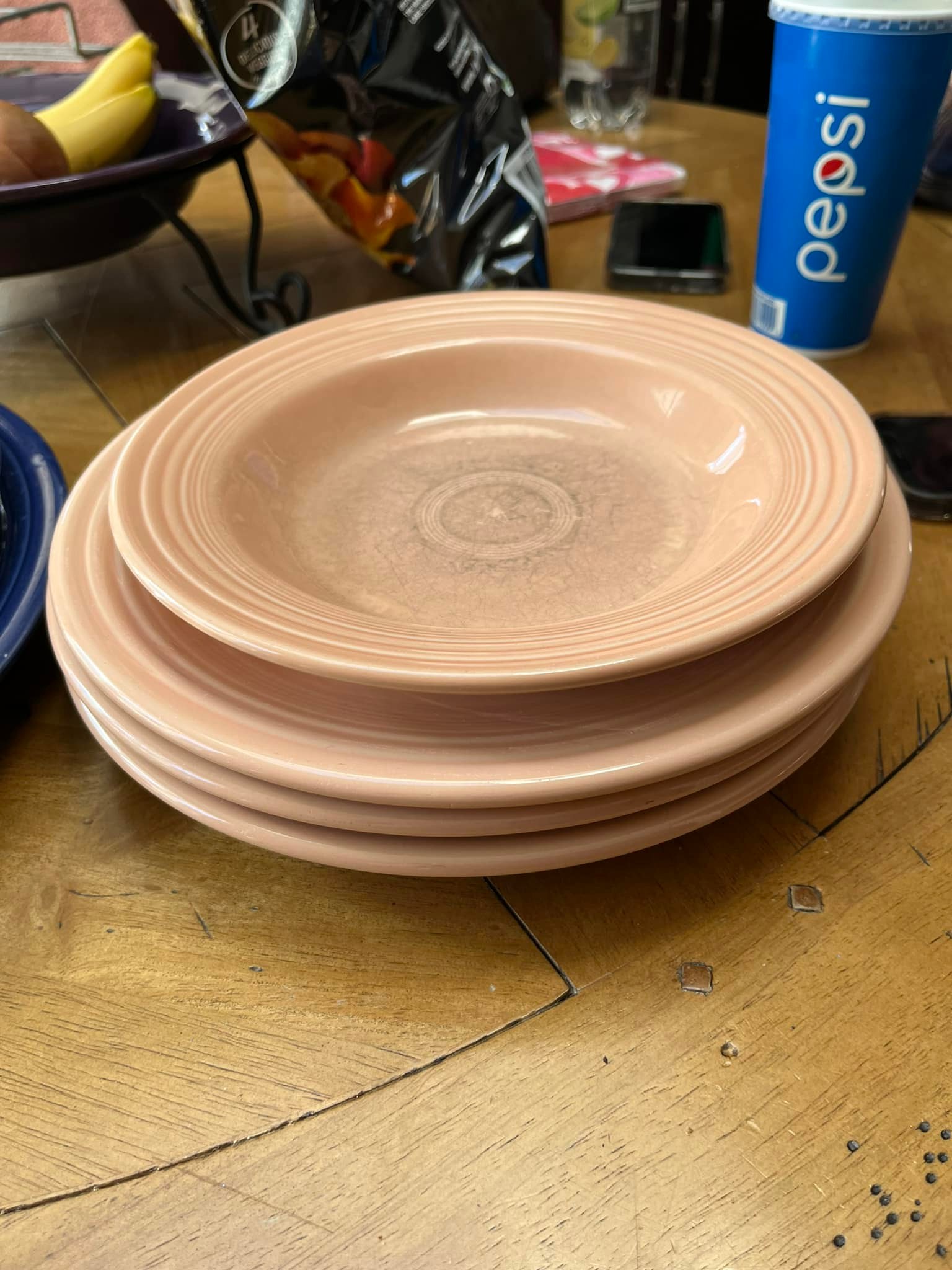 Fiestaware Set Of 4 Daffodil Yellow 10.5" Dinner Plates – Contemporary Ceramic By Homer Laughlin