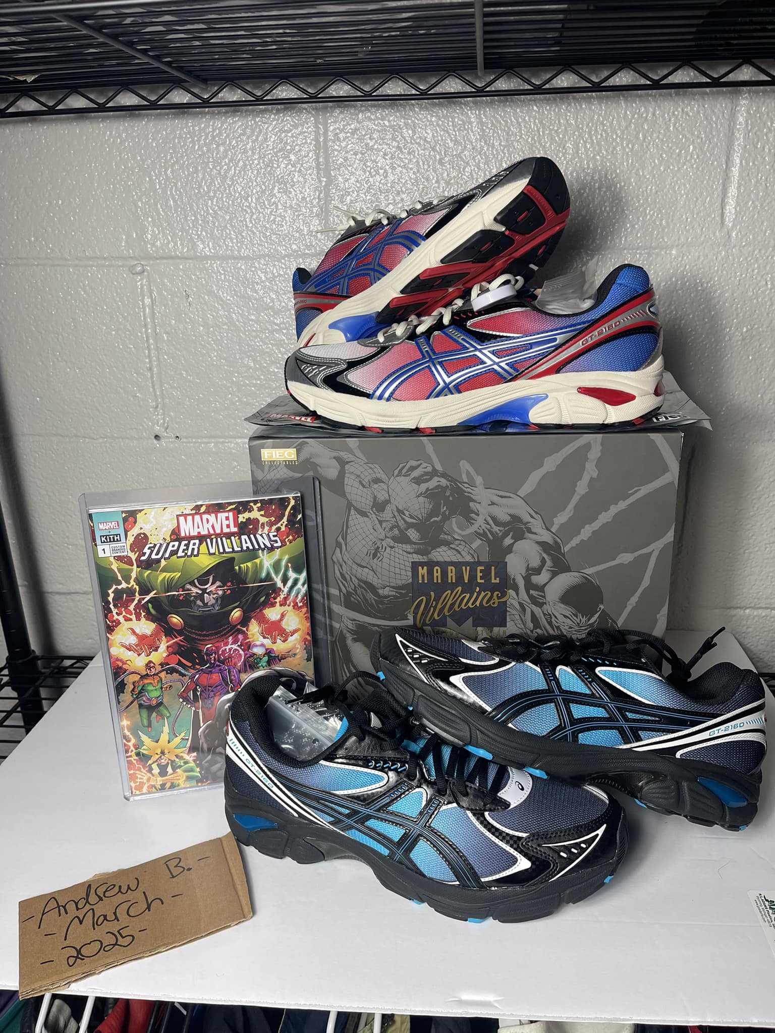 Kith x Marvel x Asics Gel Lyte III Collection Comes with PSA