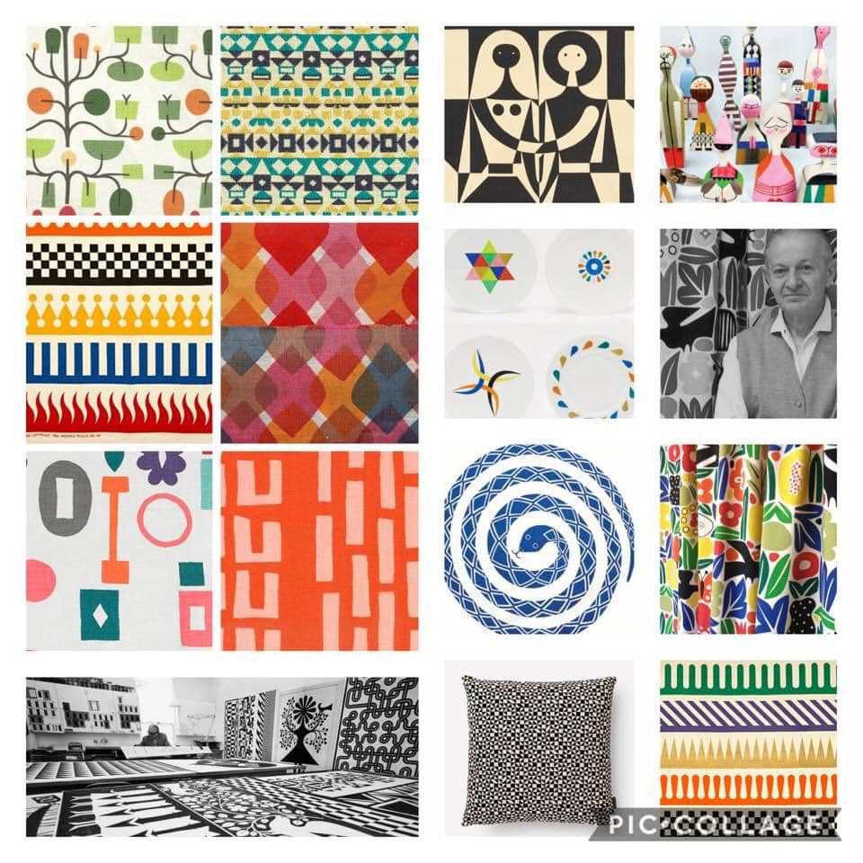 Alexander Girard's textiles, his designs for Herman Miller, his