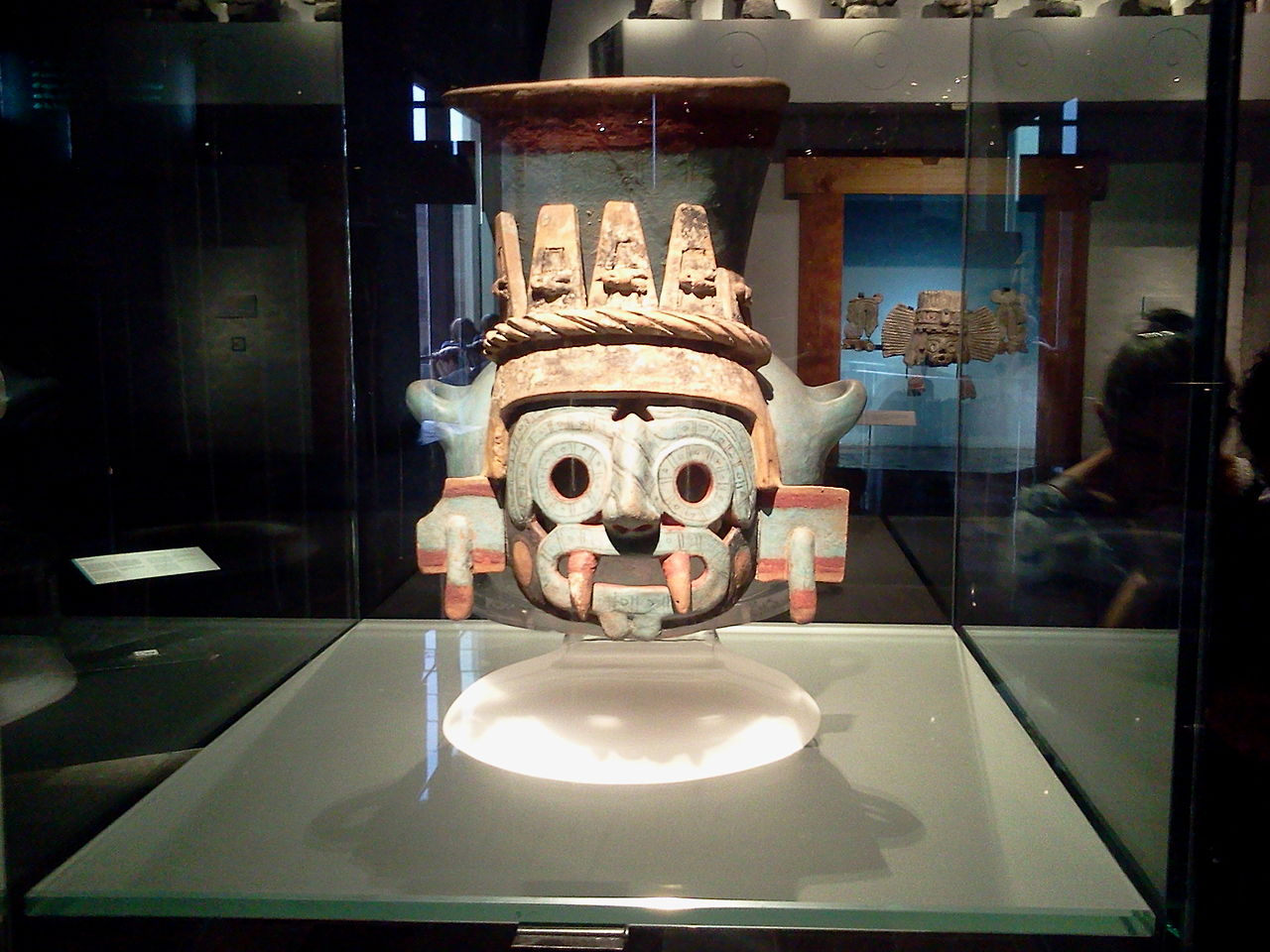 The Tlaloc Aztec Artifact found in the Museum of Anthropology in