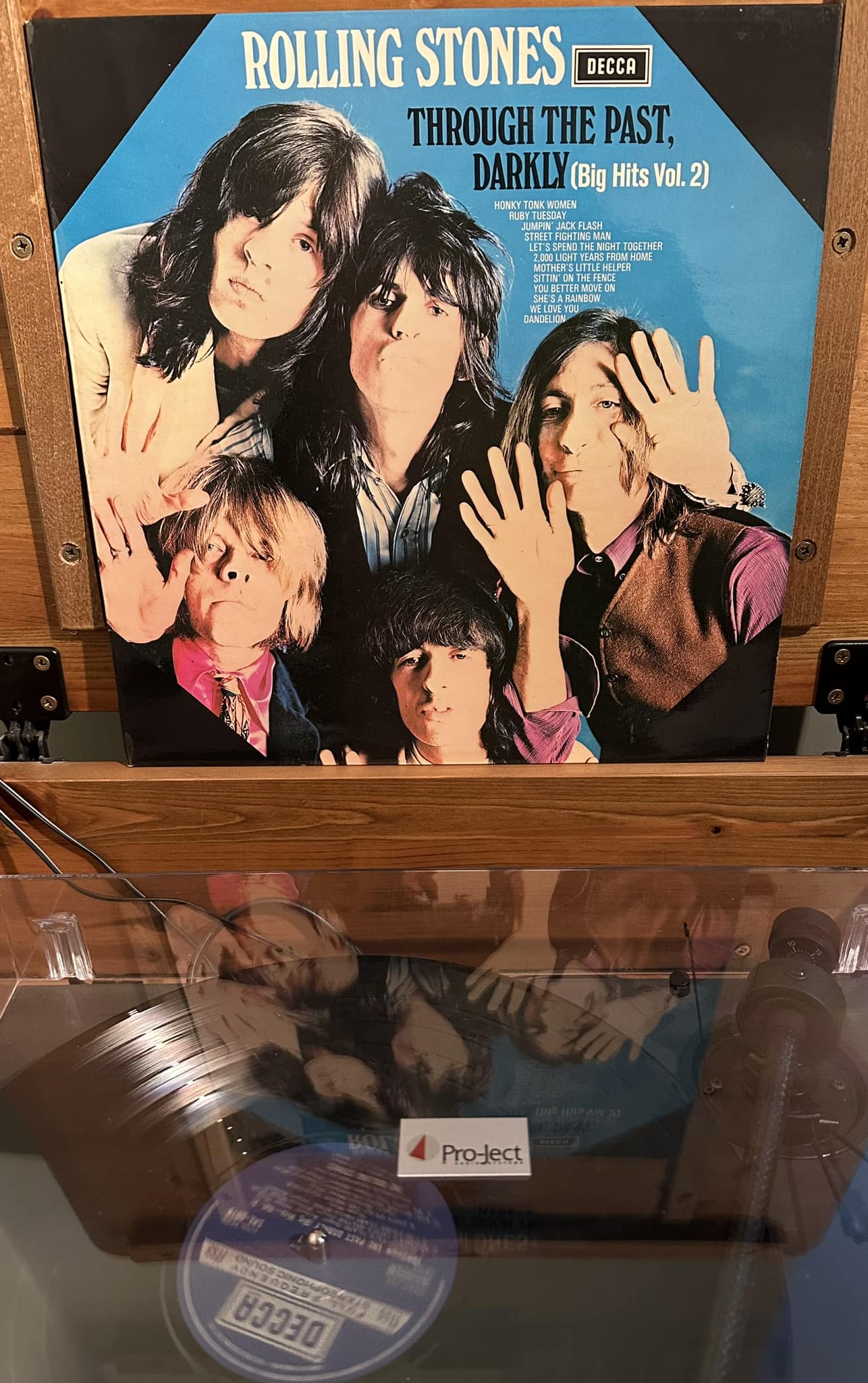 The Rolling Stones' Through the Past, Darkly UK second issue vinyl