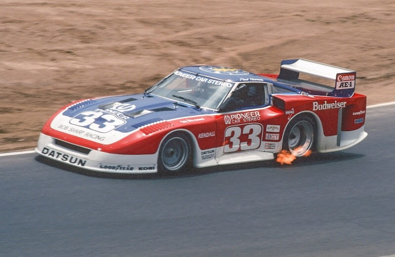 Big boxy butt on this Datsun 280ZX Turbo that Bob Sharp ran in the