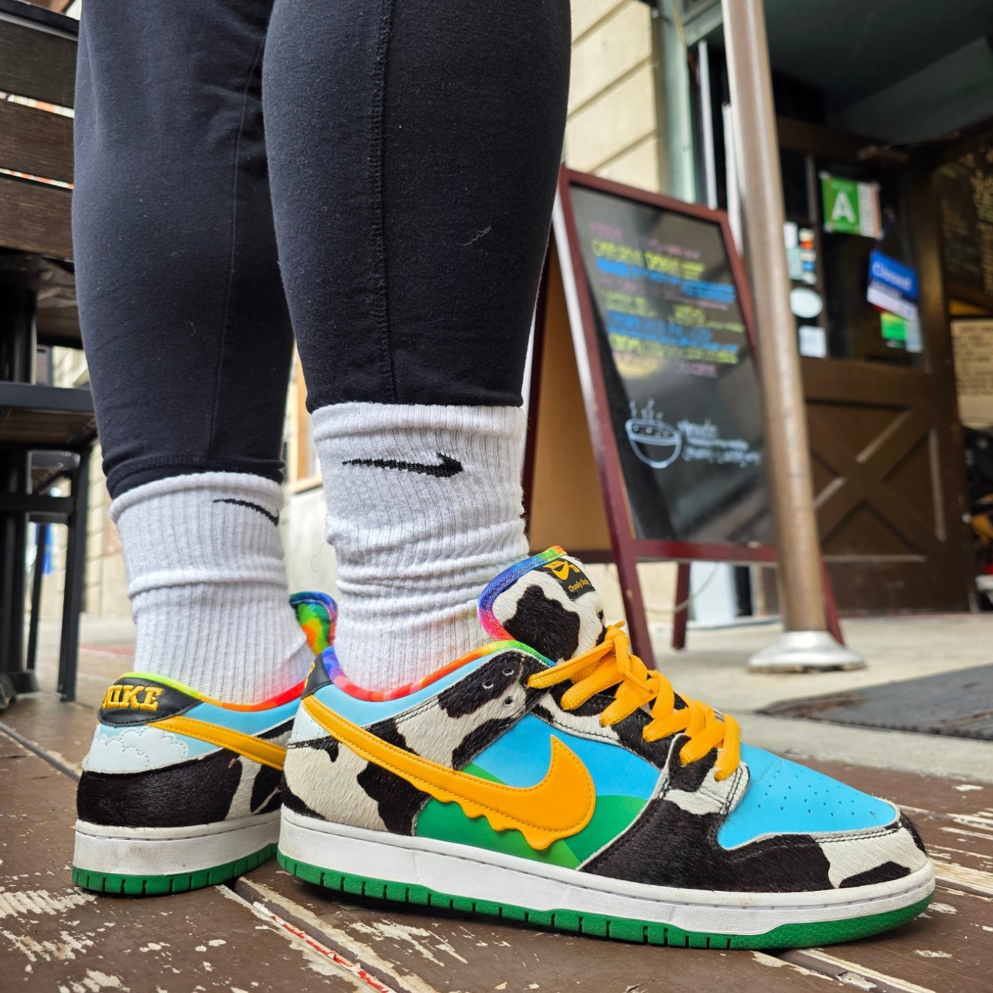 Ben and Jerry's x Nike SB Dunk on foot. Will you be adding these
