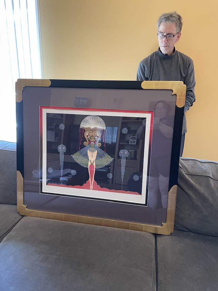 What is the value of a signed Erte piece?