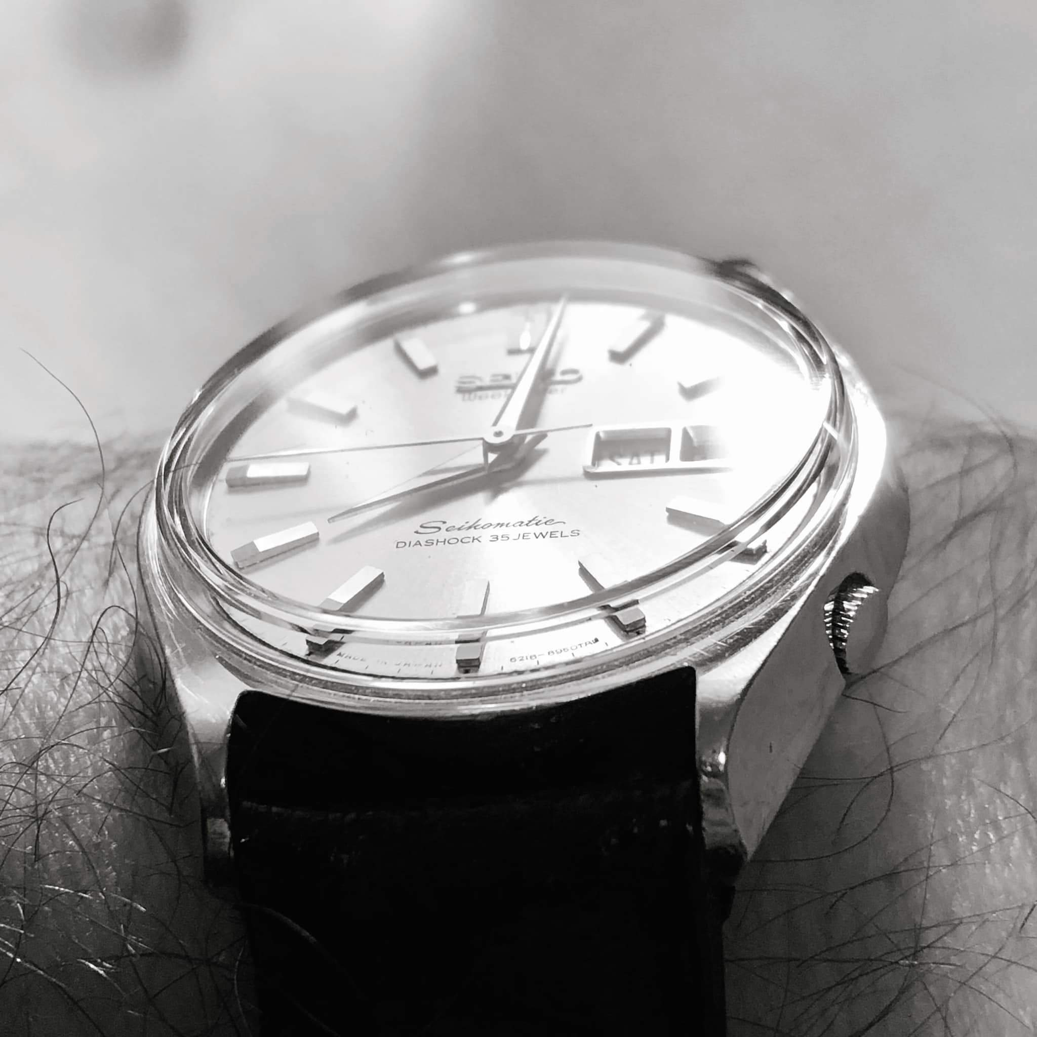 Seiko Diashock 35 jewels 1966 6218-8950