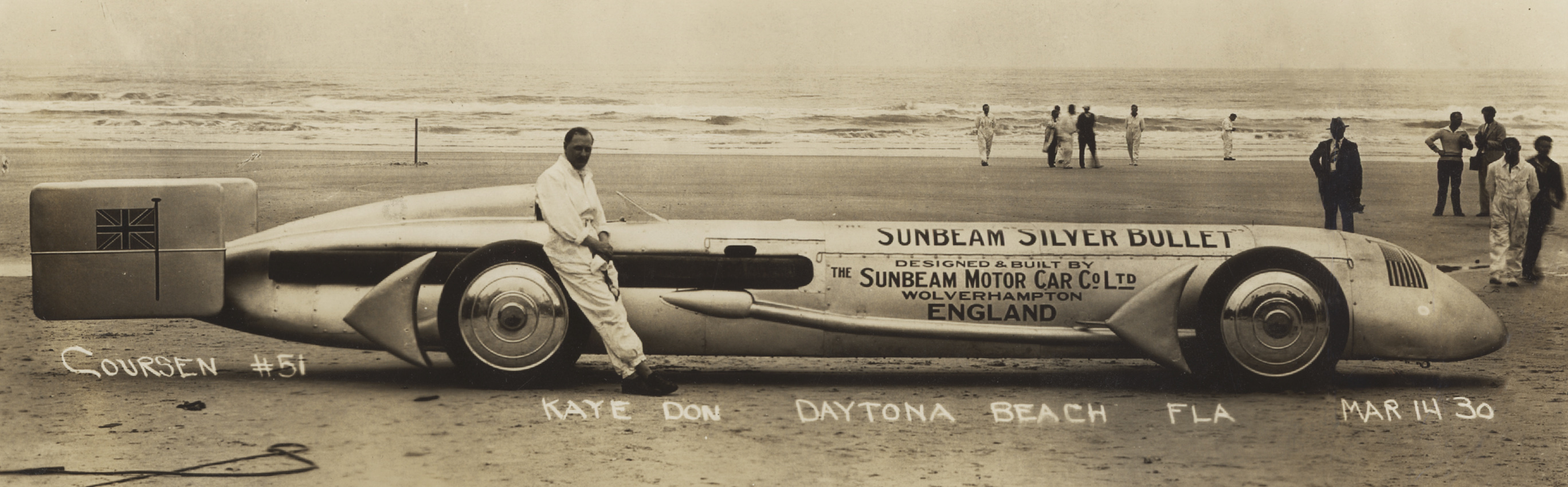 British driver's 1930 Daytona speed record attempt