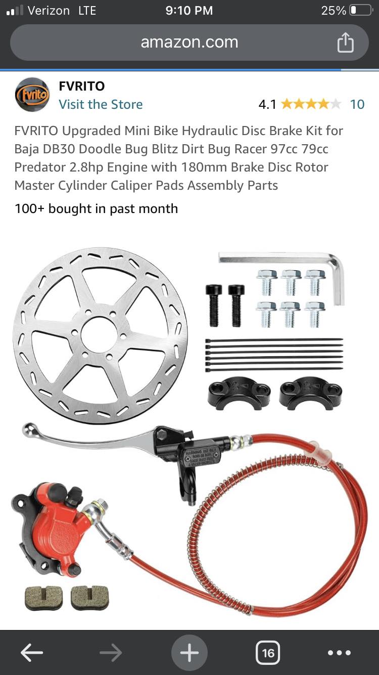 Enginetics 353 Front Brake Caliper Pads, Pair - Shop Karting Parts