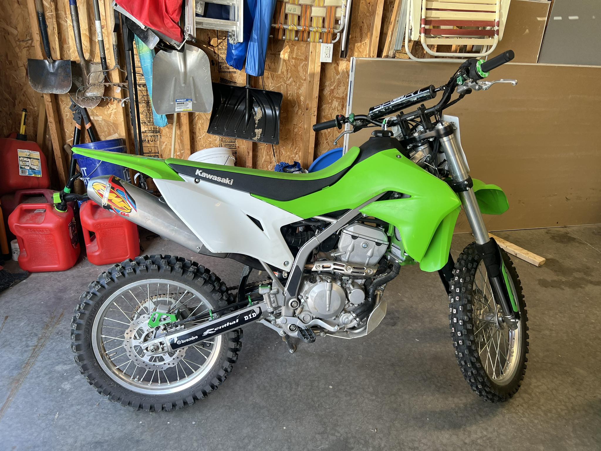 New FMF Powercore 4 Hex slip-on exhaust for Kawasaki KLX300R