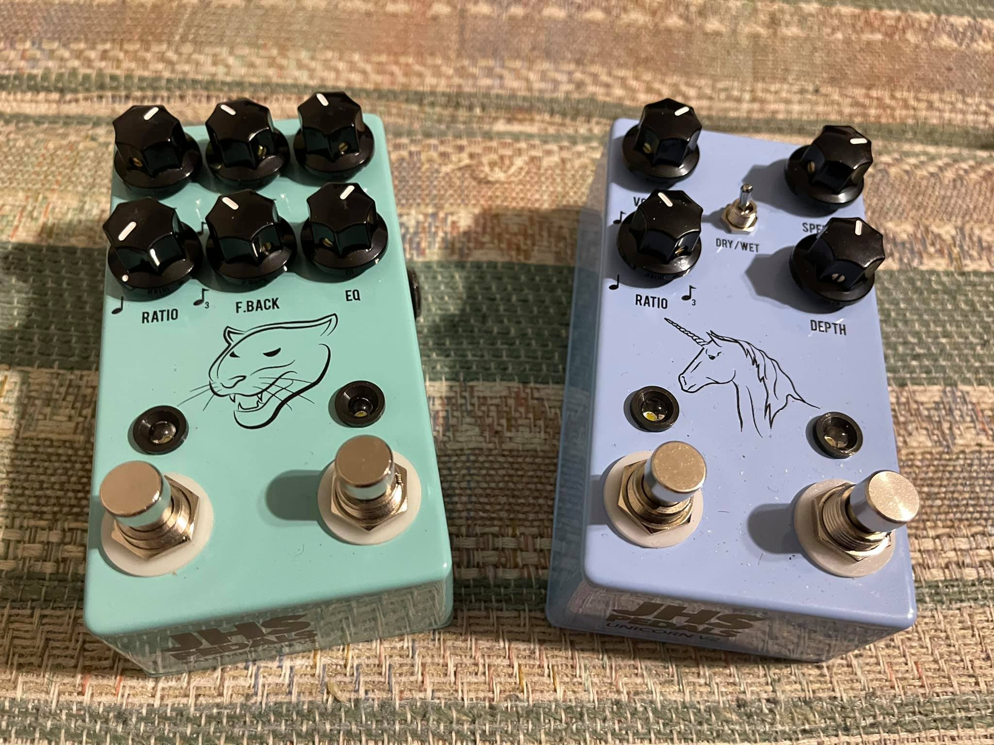 I traded some new pedals and picked up a vintage JHS Emperor V1