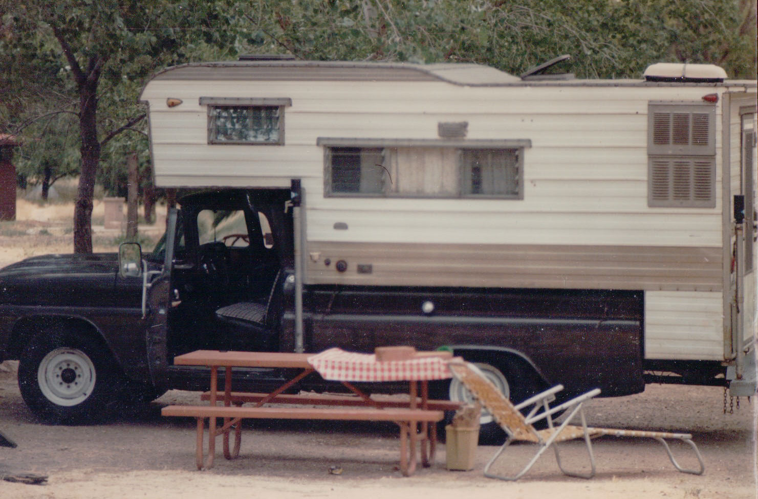 My truck and camper I bought from Mike Schroyer, this truck took