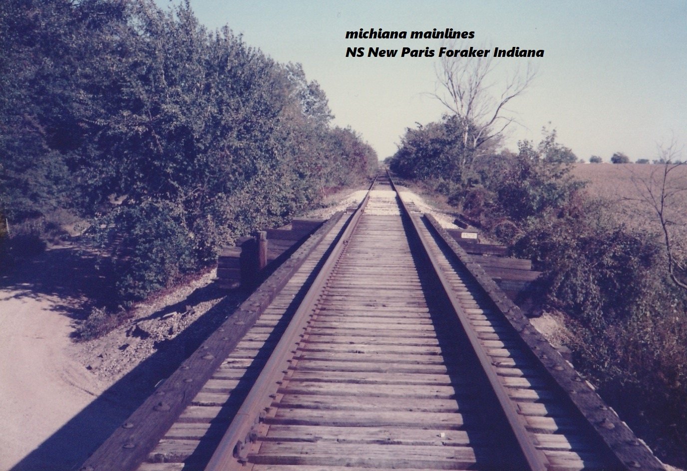 Abandoned Rails | NS ex Wabash bridge over County road 44 between ...