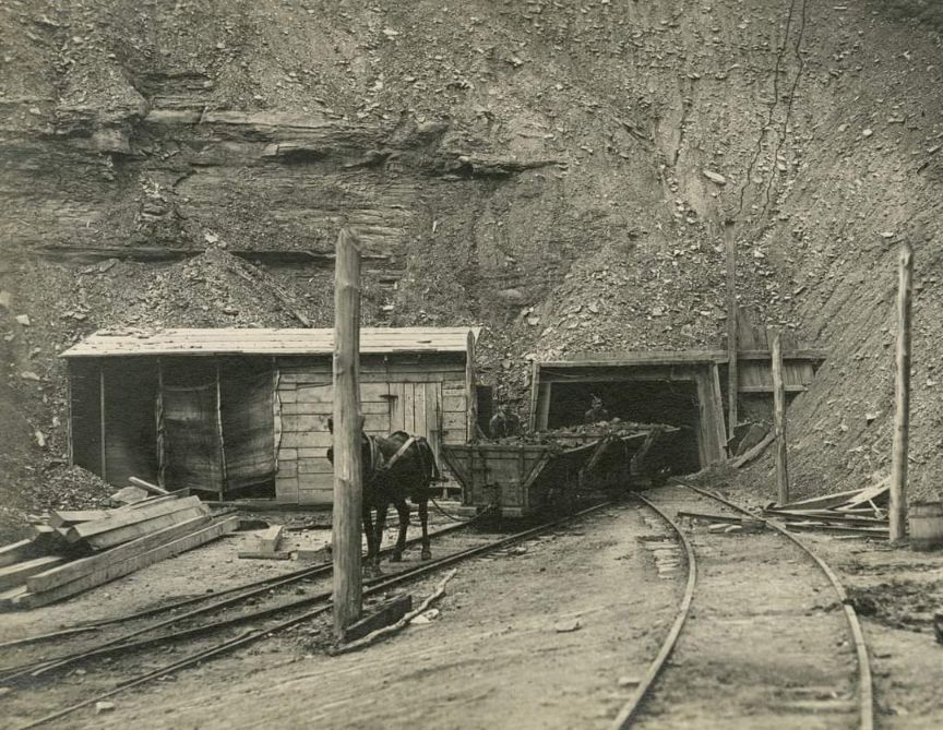 Coal Tipple-- Mine No. 330 in Eastern Kentucky circa 1913.
