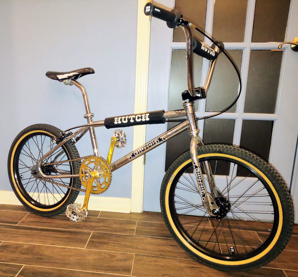 Custom '83 pro racer BMX bike for town cruising