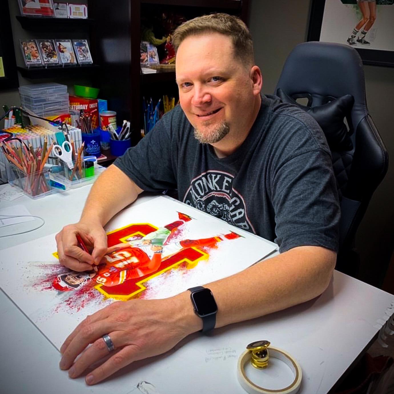 A 1:1 hand drawn Mini Masterpiece of the Greatest Shooter EVER!!!🔥🔥🐐🐐 I ...