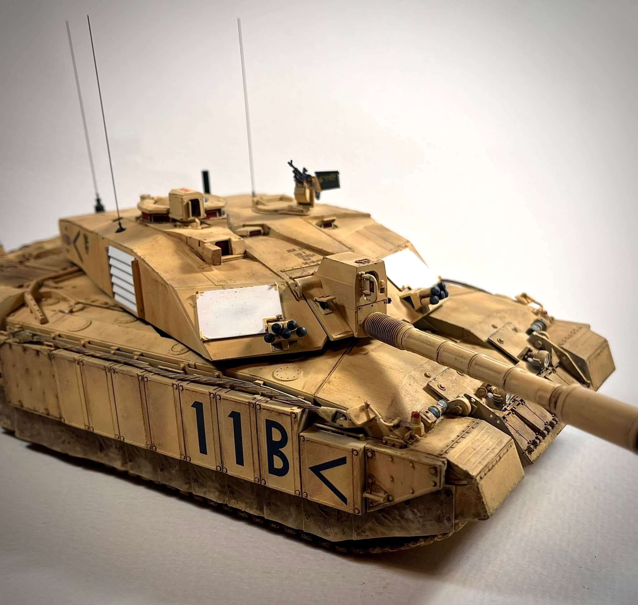 Tamiya Challenger 2 model from Royal Scots Dragoon Guards