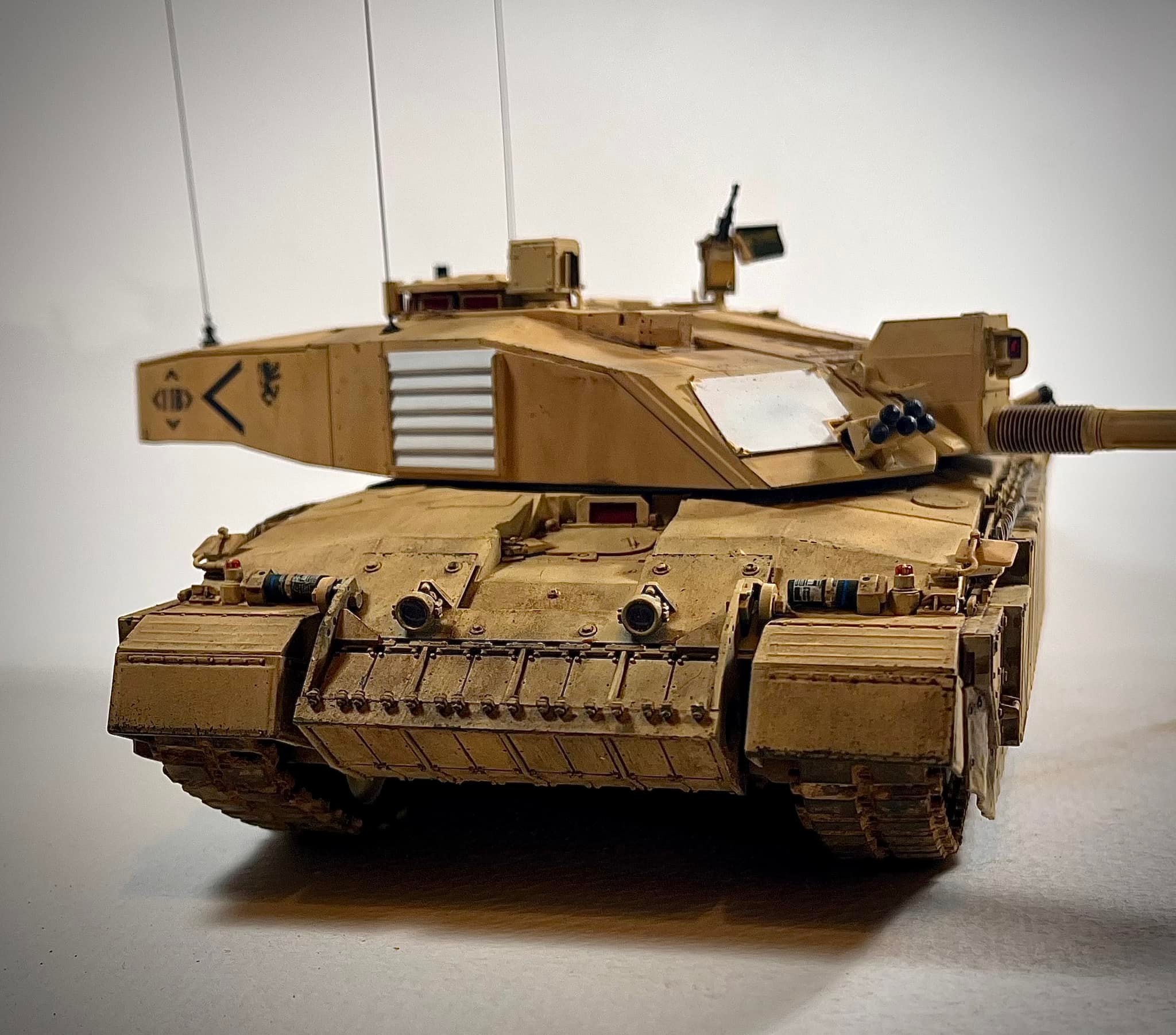 Tamiya Challenger 2 model from Royal Scots Dragoon Guards