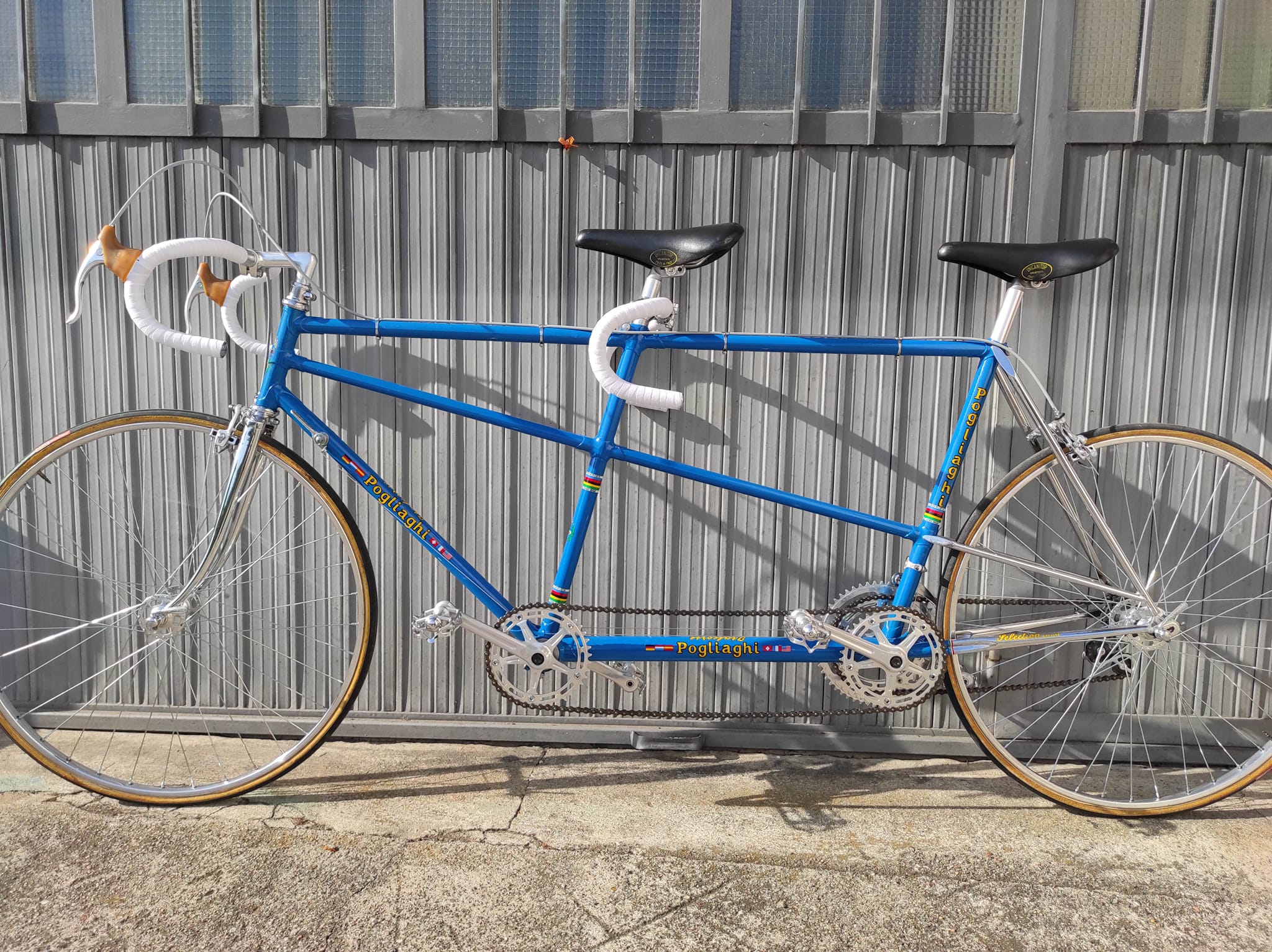 Restored Pogliaghi high-end road bike