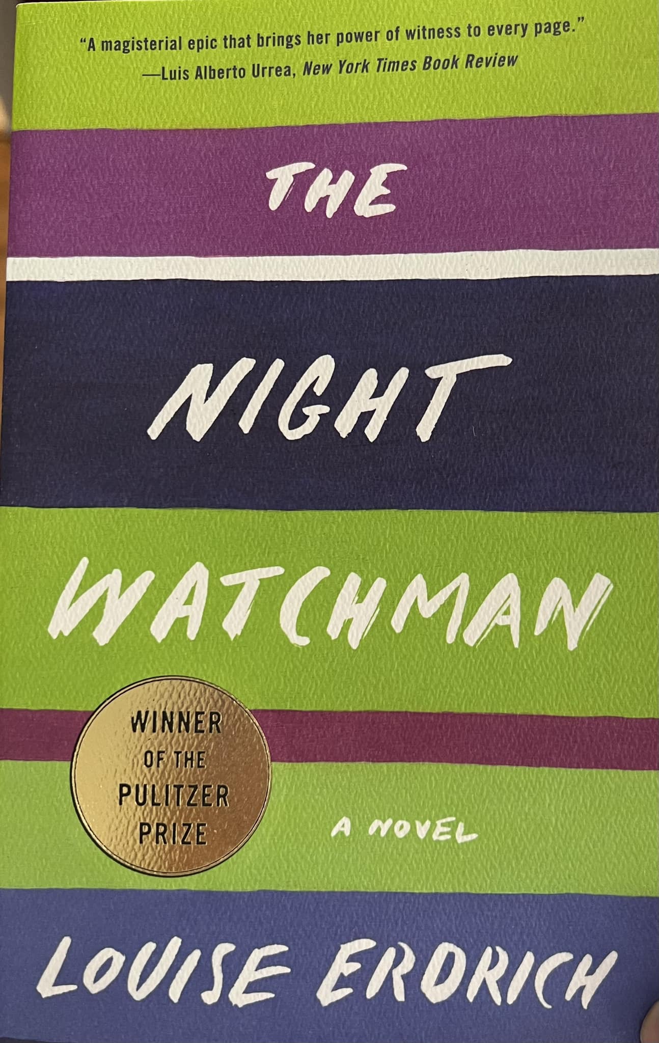 Review of The Night Watchman novel