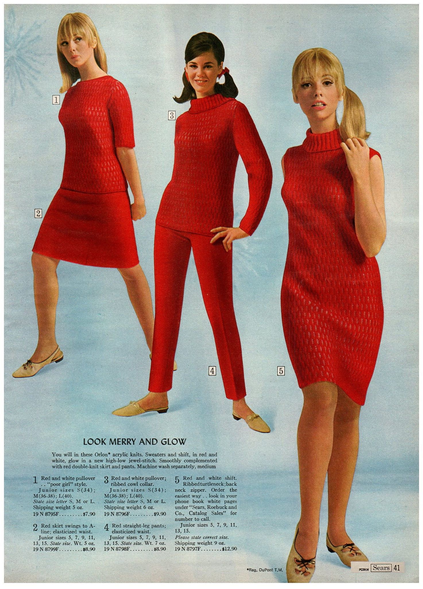Leisure suits for the whole family from Sears 1966