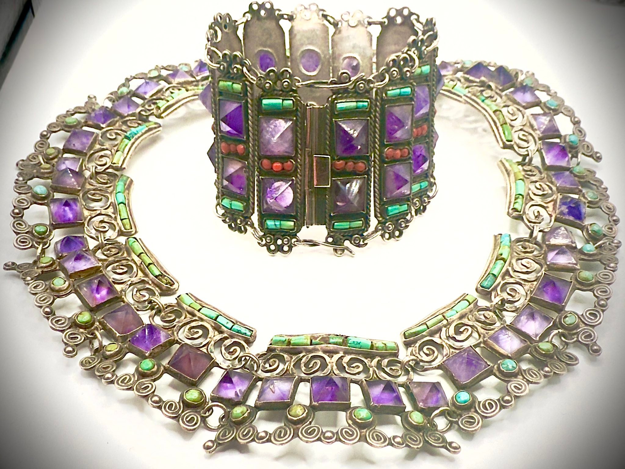 Information on 1930s Mexican silver amethyst ring? | Guadalajara