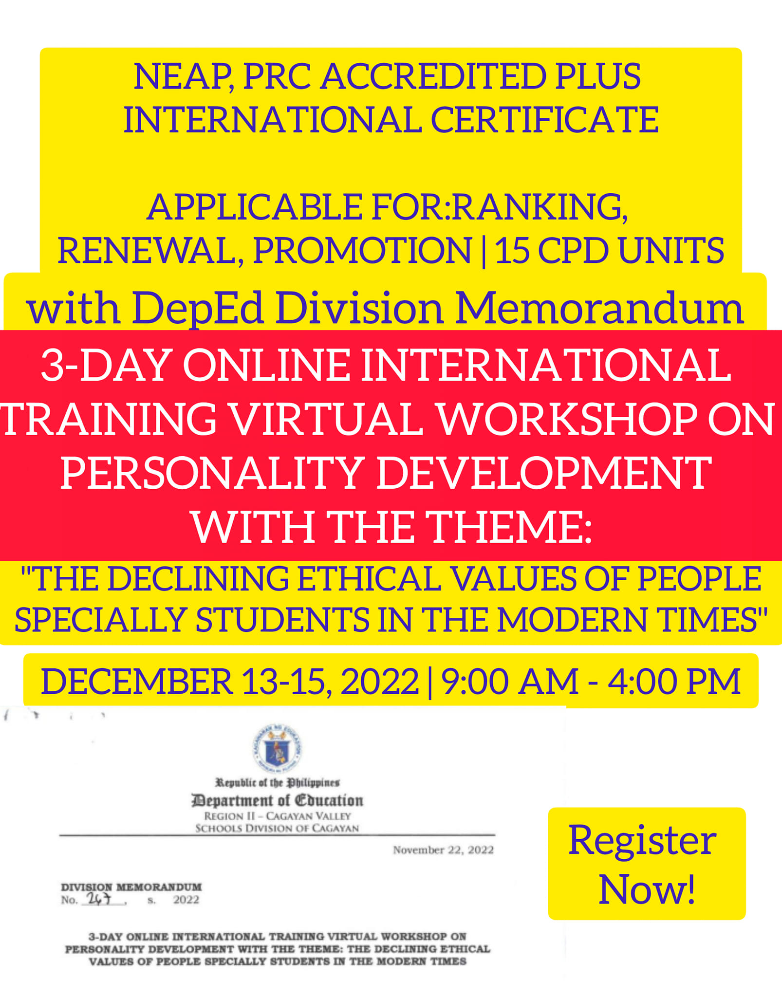 DepEd Open Educational Resources (OER) | LOOK: DepEd-NEAP 3-DAY ONLINE ...