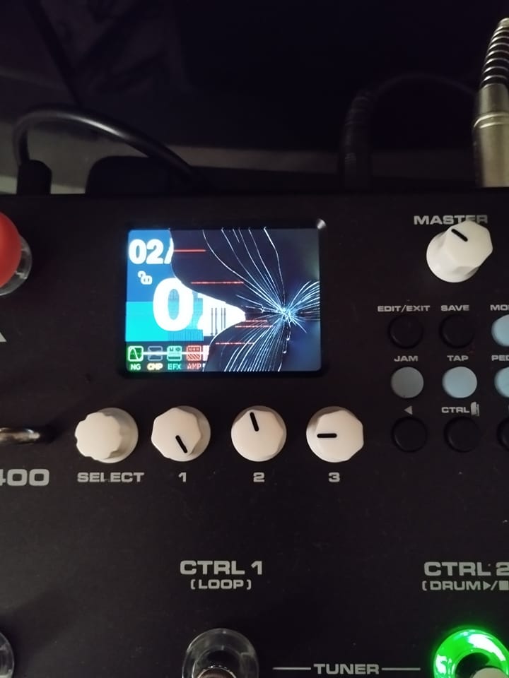 Problem Solved! Nux MG-30 Screen Display Issue