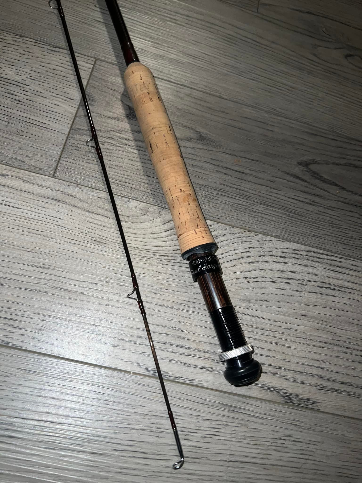 What is the age of a 9 1/2ft golden fly fishing rod made by