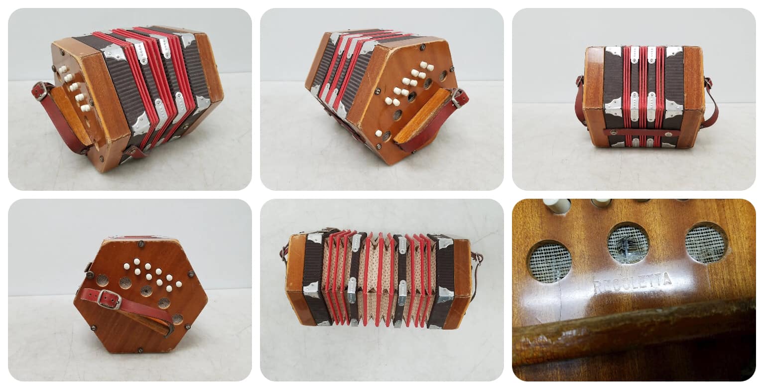 The Bastari 40-button Anglo concertina that I bought in Tokyo in