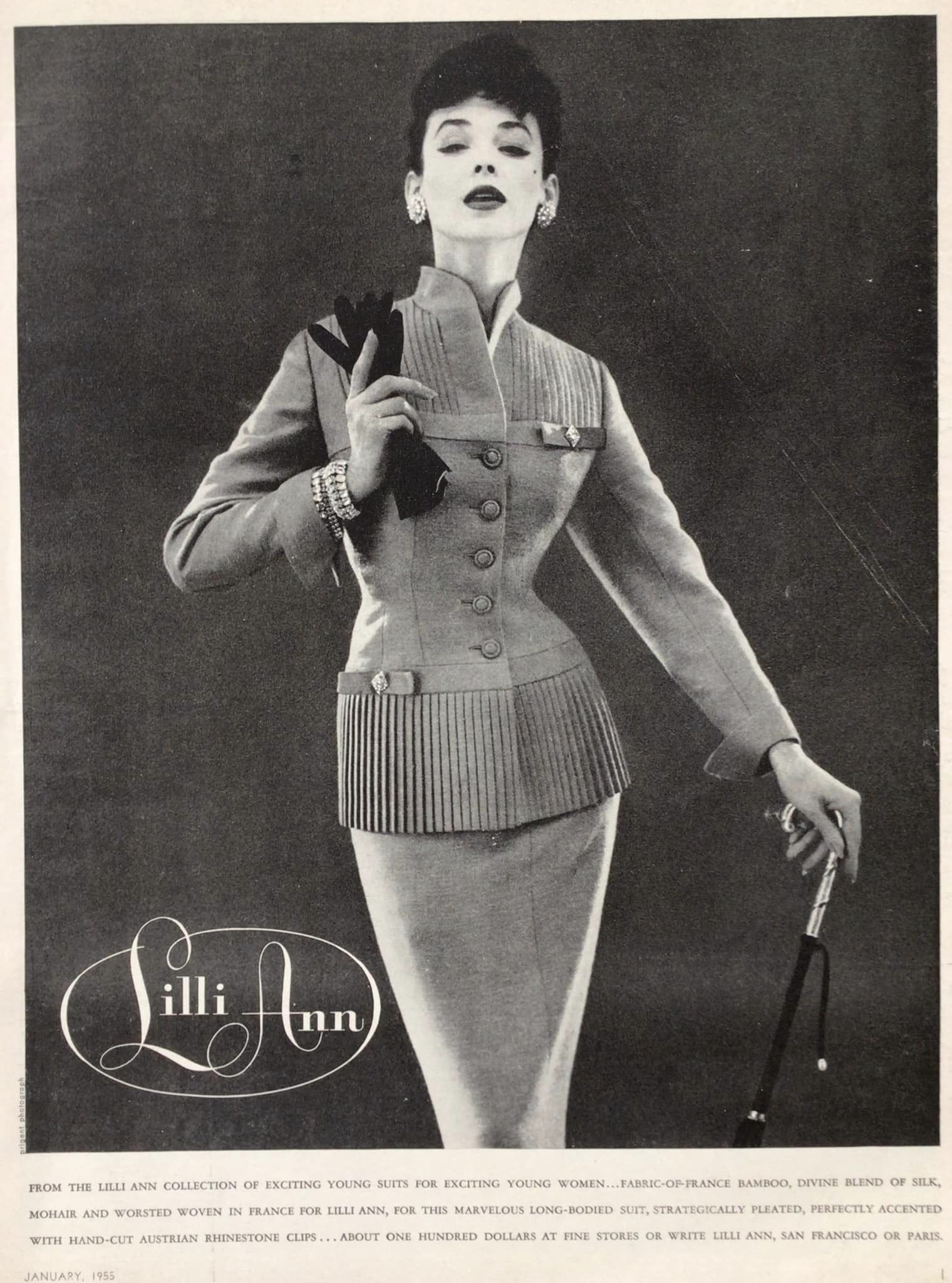 Lilli Ann coat 1950. This famous American label was registered in 