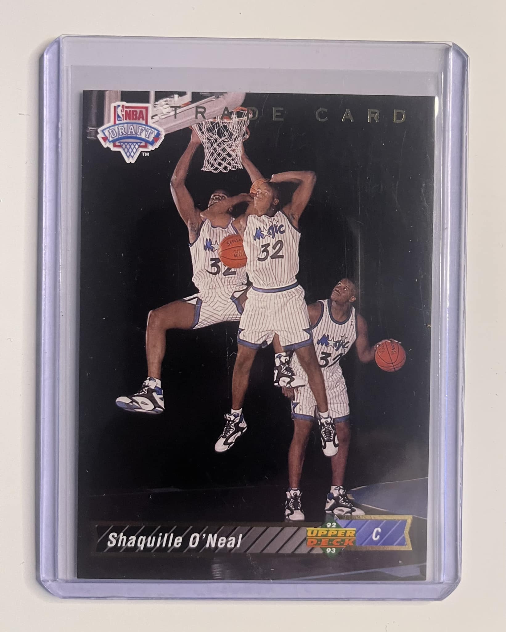 Shaq collectible cards from the 90s and early 2000s