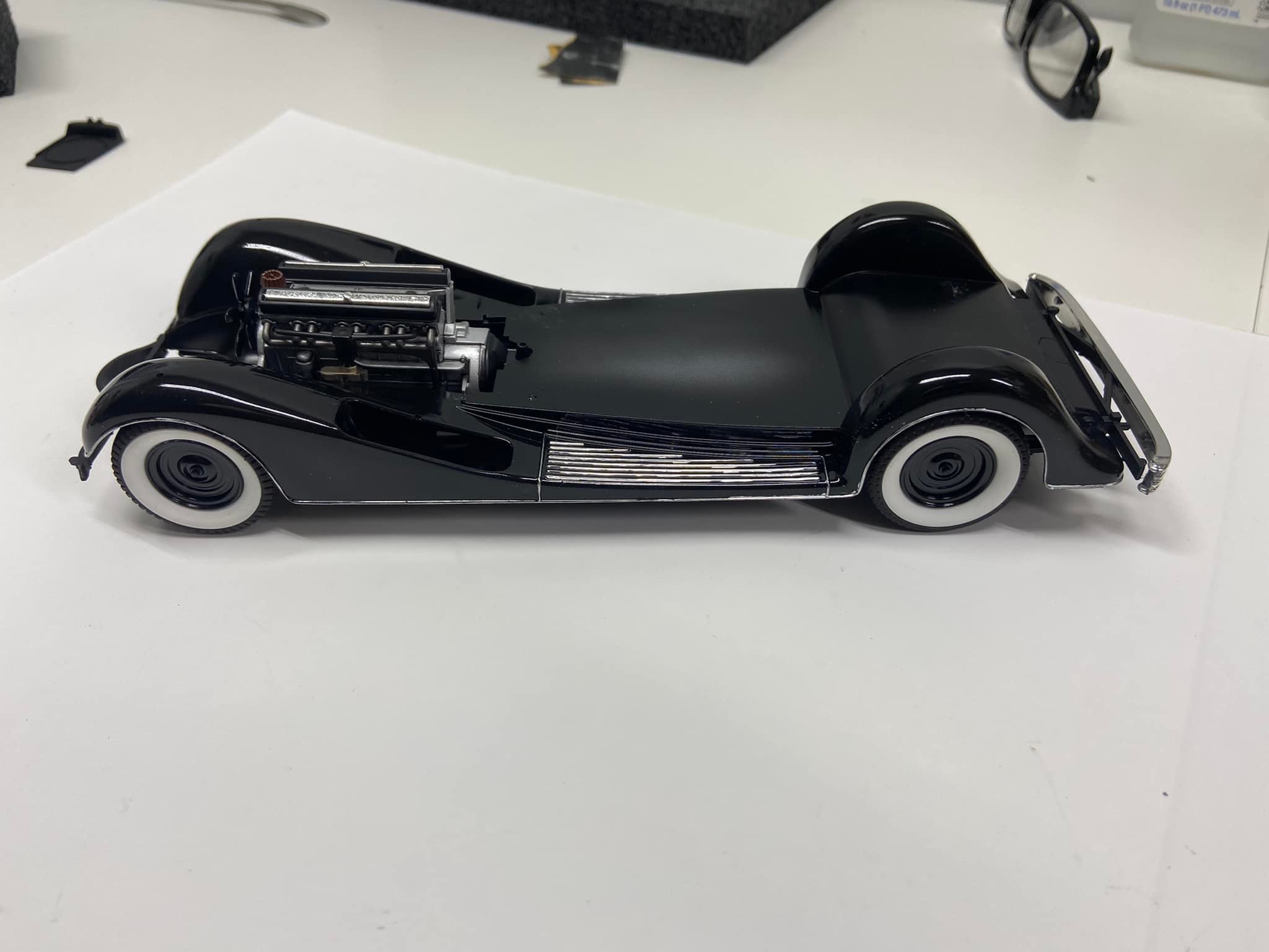1933 Cadillac V16 town car model restoration