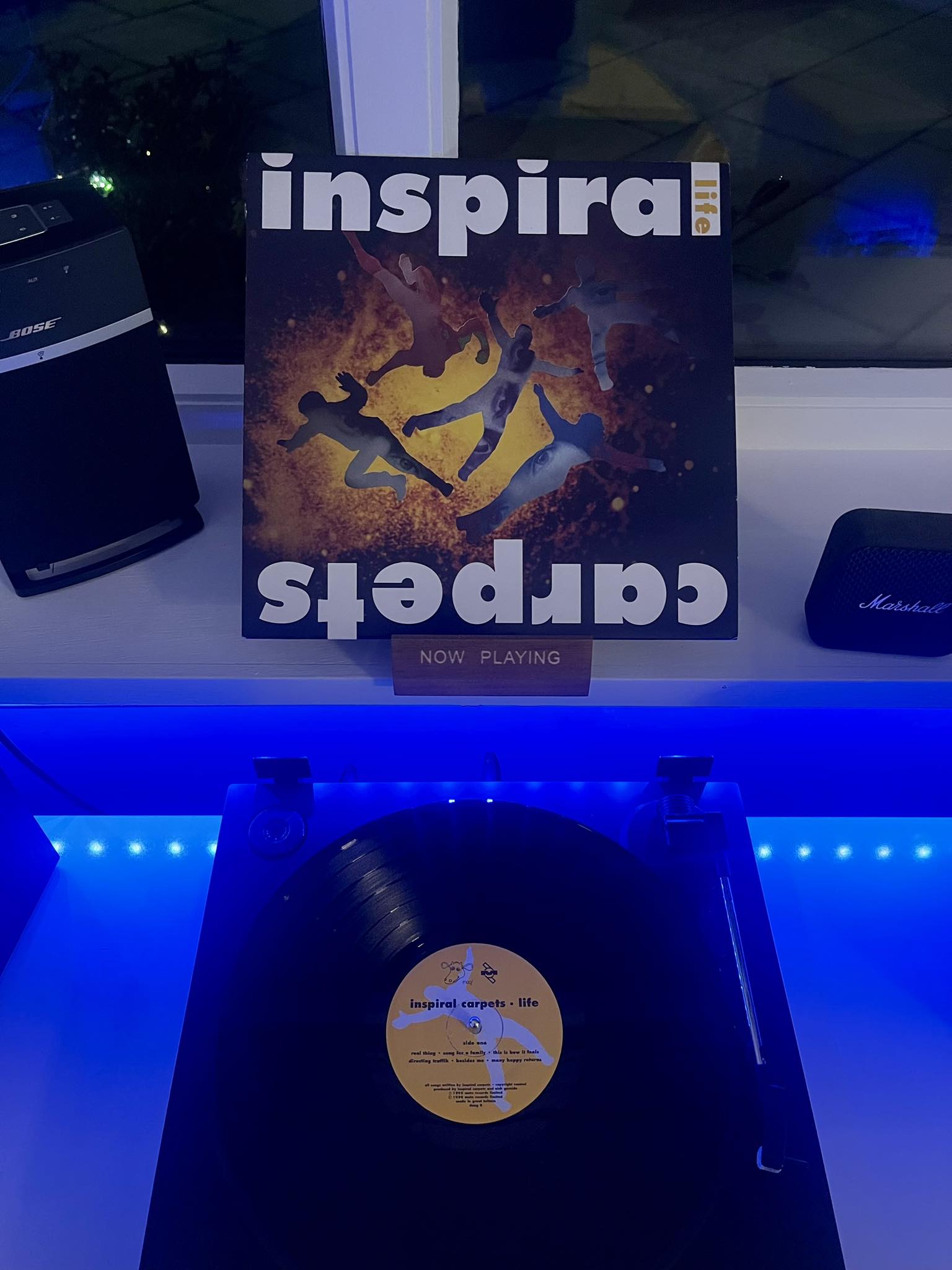 INSPIRAL CARPETS Devil Hopping. 1994 UK 12-track LP.