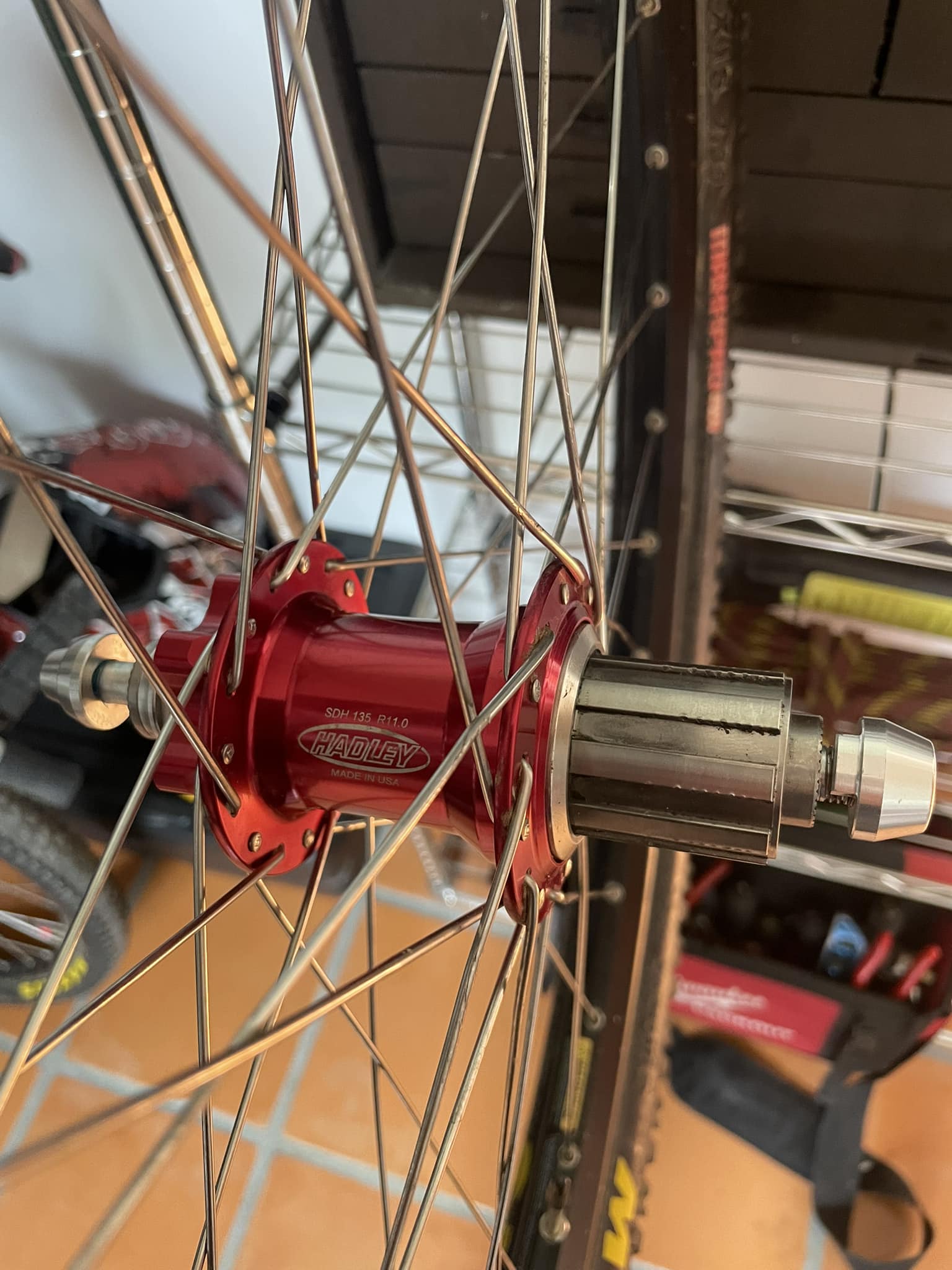 Hadley rear hub bearing replacement for 26-inch mountain bike