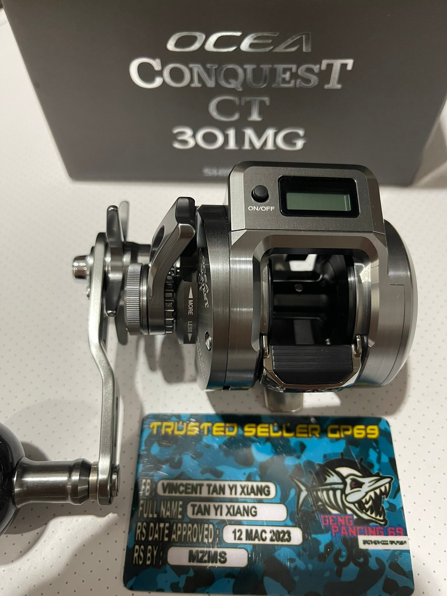 Shimano Ocea Conquest CT 301MG fishing reel for sale
