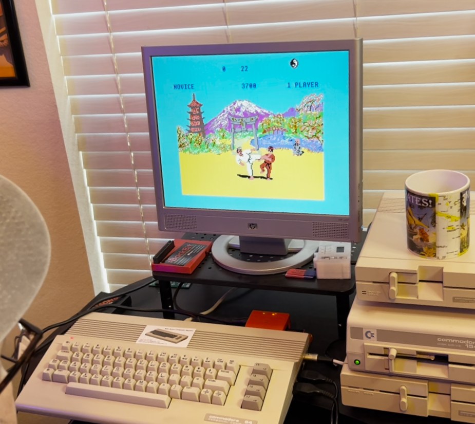 Commodore 64c game The Way of the Exploding Fist review