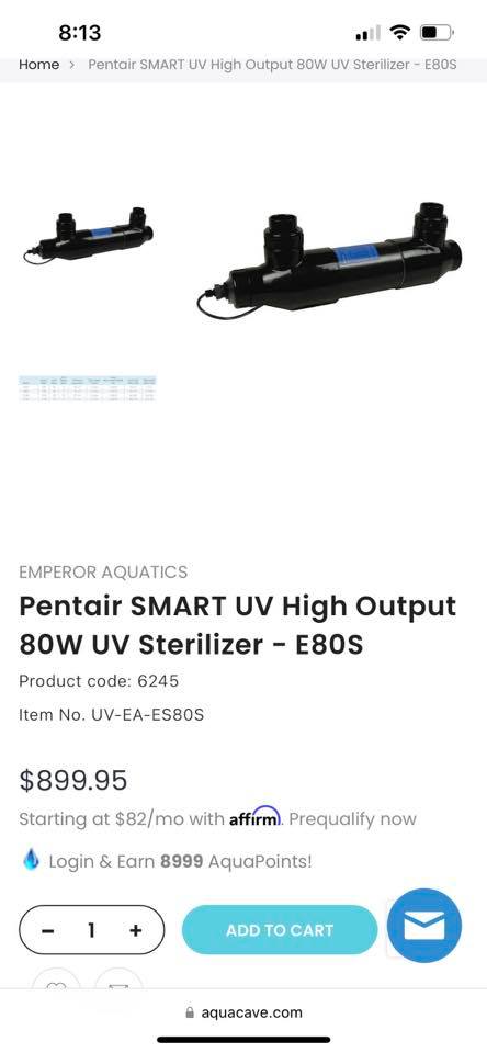 Replacement 120 Watt UV Bulb For Emperor Aquatics SMART HO UV Sterilizers - Each