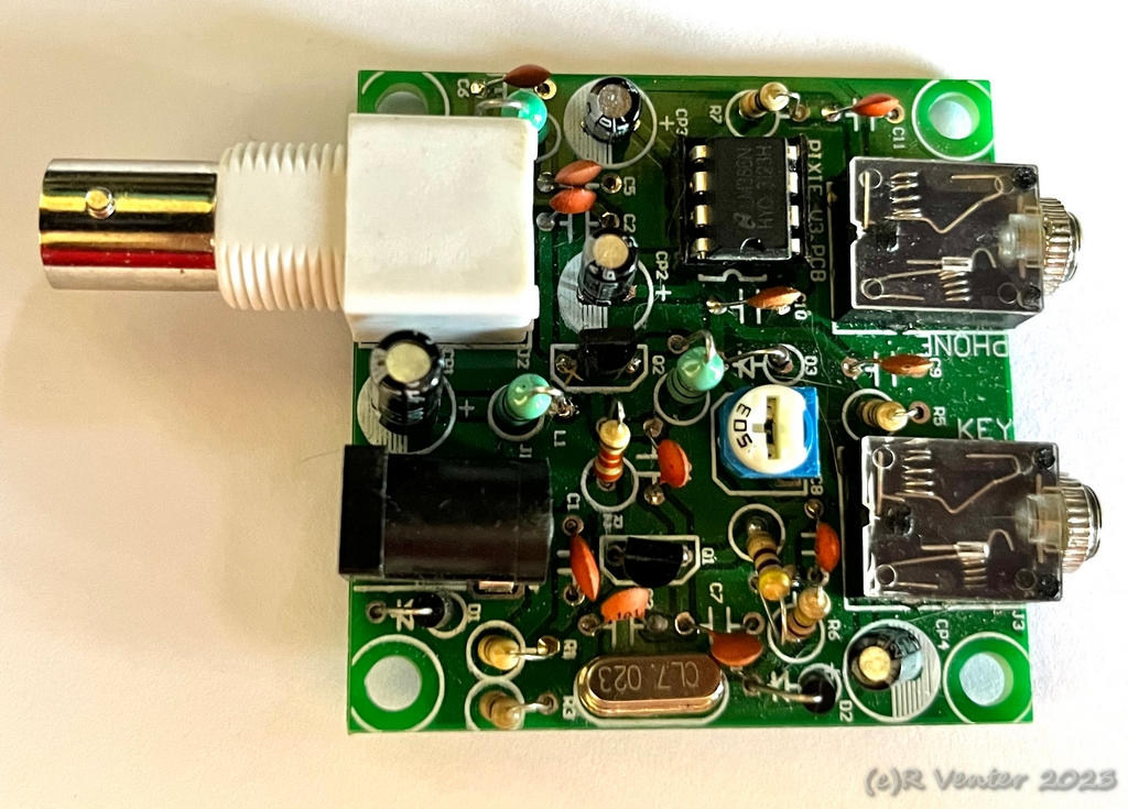 40 Meter CW Transceiver S-PIXIE 40M CW Radio Kit – Shortwave QRP Transceiver 7.023–7.026 MHz For Ham Radio 7.023 MHz Shortwave Transmitter Kit