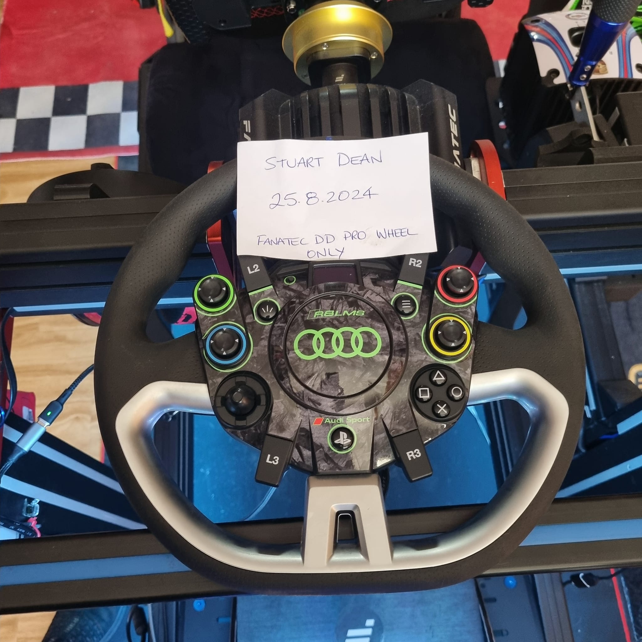 FANATEC CSL ELITE WRC Steering Wheel Includes QR1 Lite Quick 