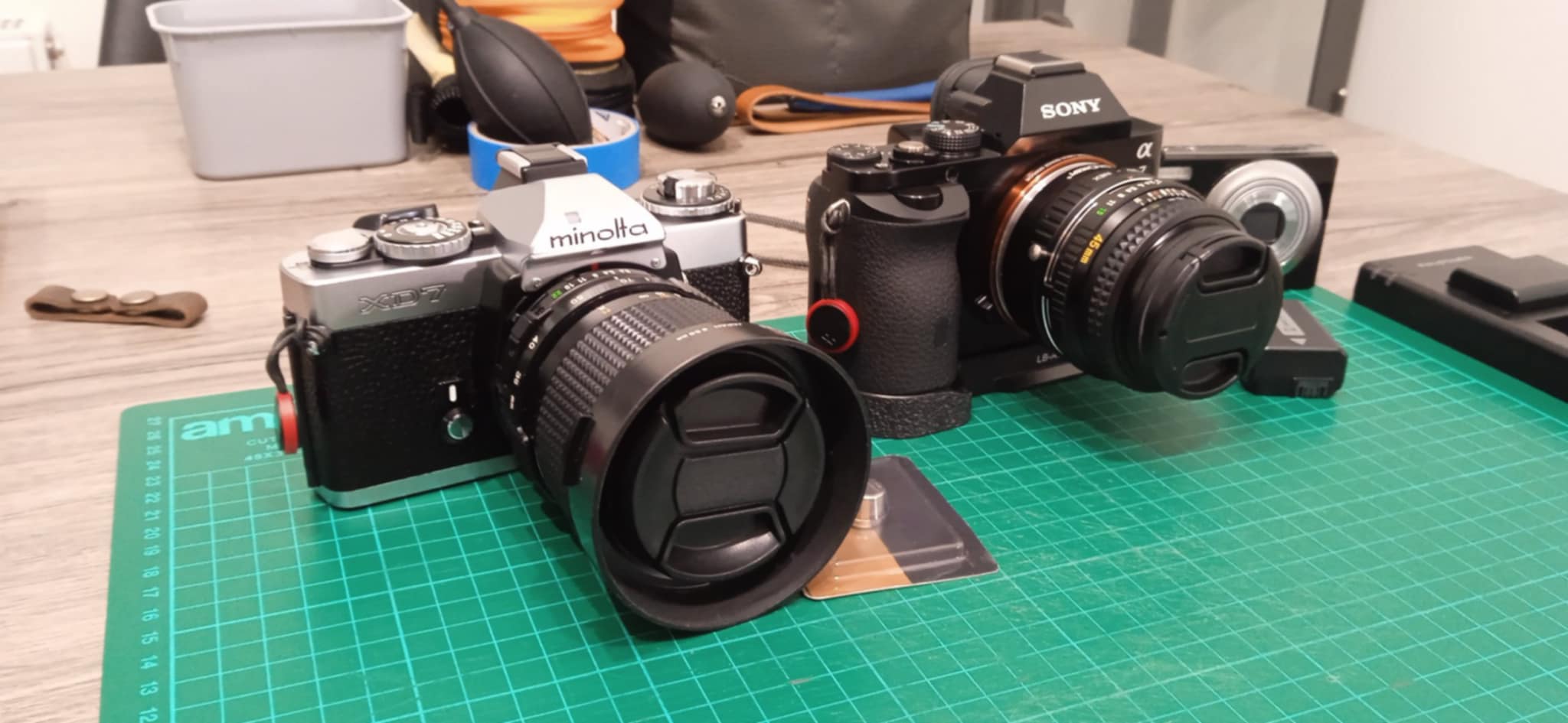 Minolta lenses for digital and film cameras