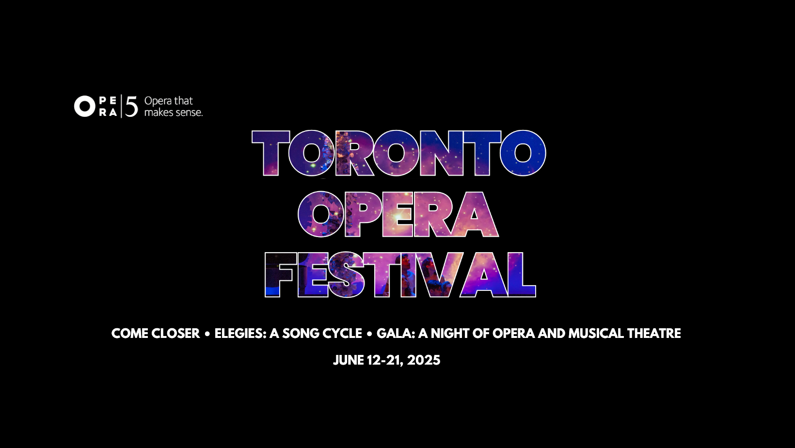 Opera 5 | Toronto ON