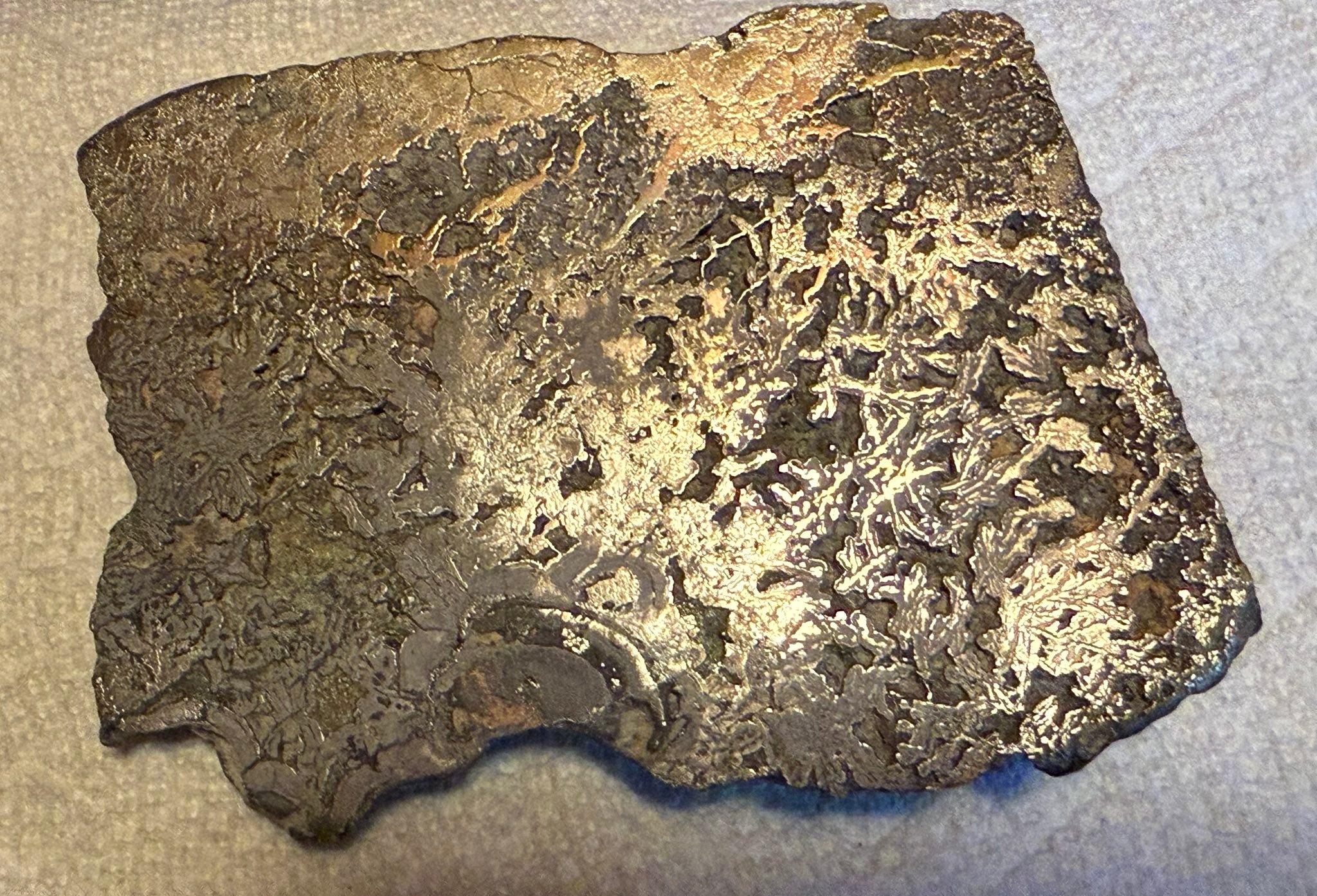 Heavily regmaglypted iron with fusion crust - 342g Unclassified