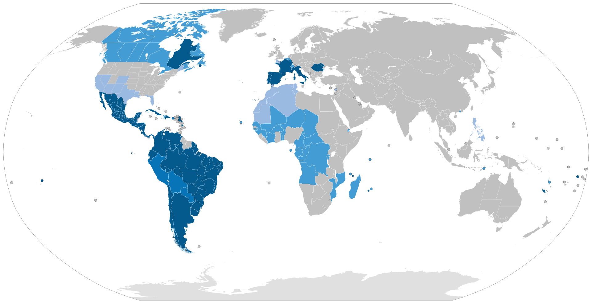 Historical Maps from Around the World | Romance languages, including ...