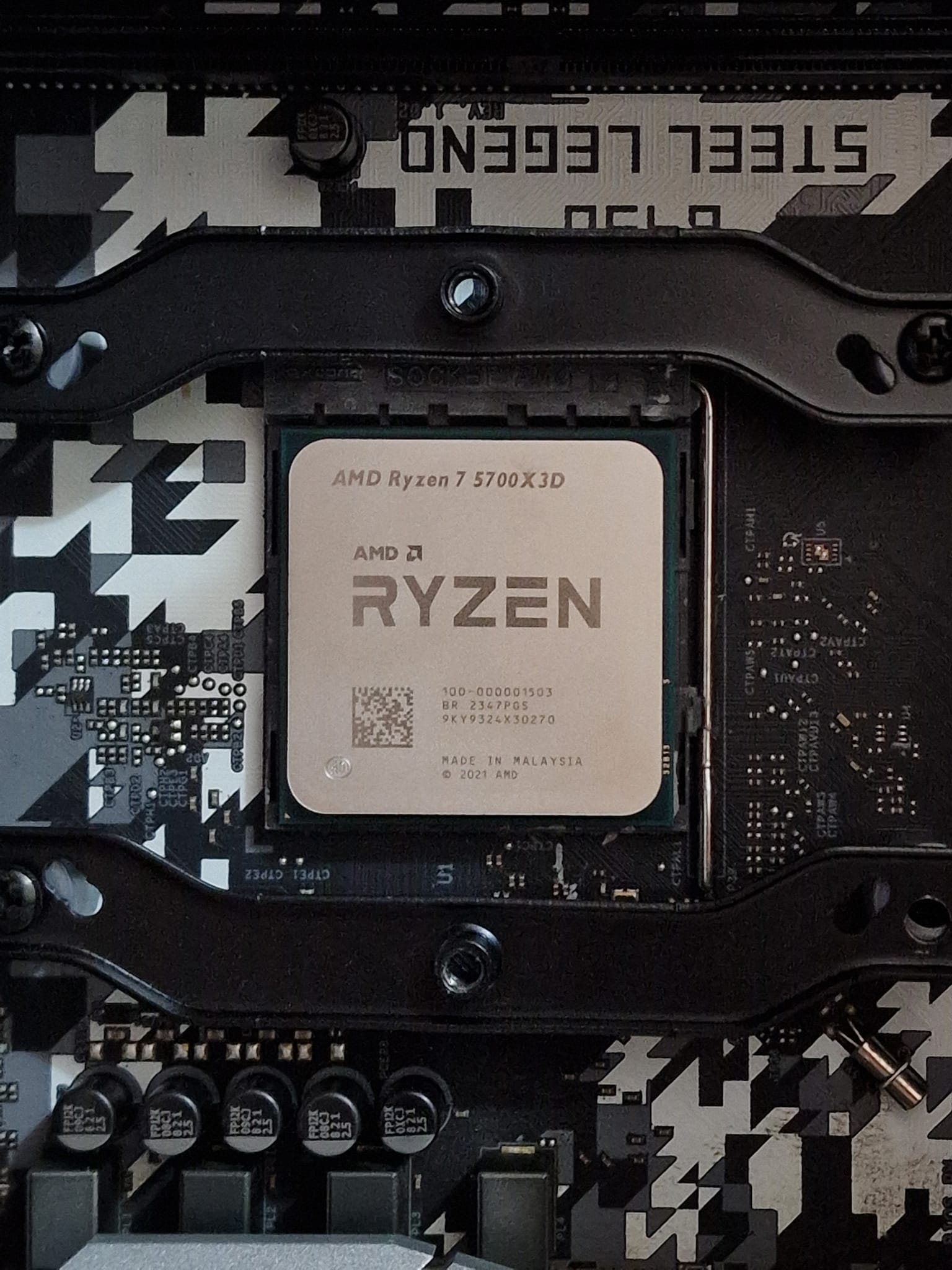 Best BIOS settings for 5700x3d and B450 steel legend?