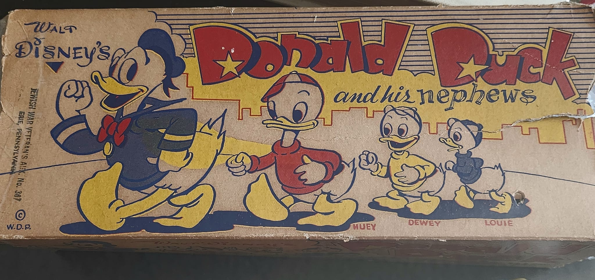 Vintage Marx Disney toys with Donald and Goofy